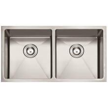 American Standard 3219/32 &quot;X19&quot; 50/50 fait à la main Undermount évier en acier inoxydable double bol évier de cuisine Cupc